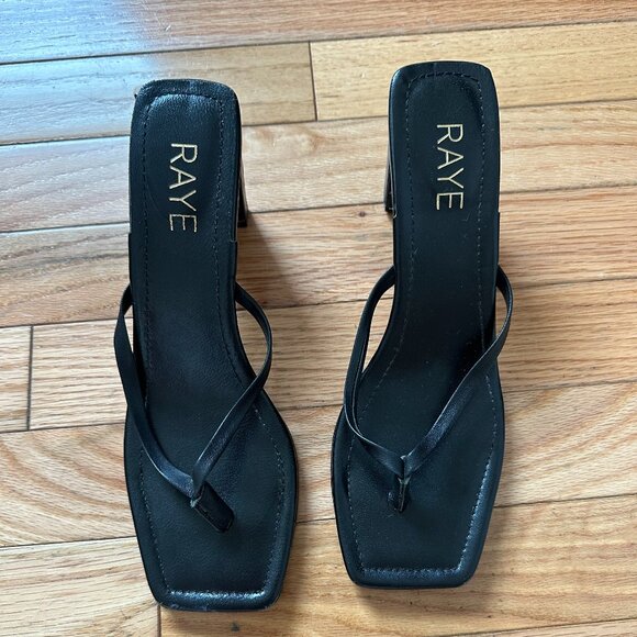 RAYE Black Sophia Sandal Heel - Picture 1 of 4